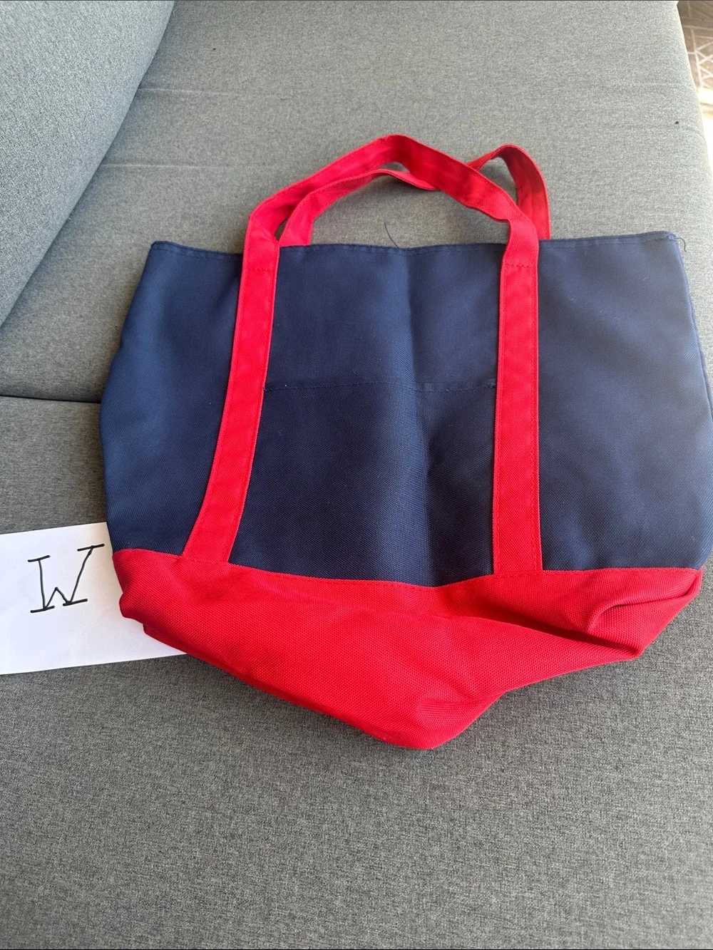 Primrose Schools Kids Navy Tote Bag with Red Accents